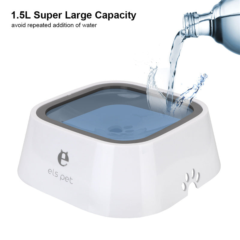 1.5L Floating Anti-Overflow Pet Bowl