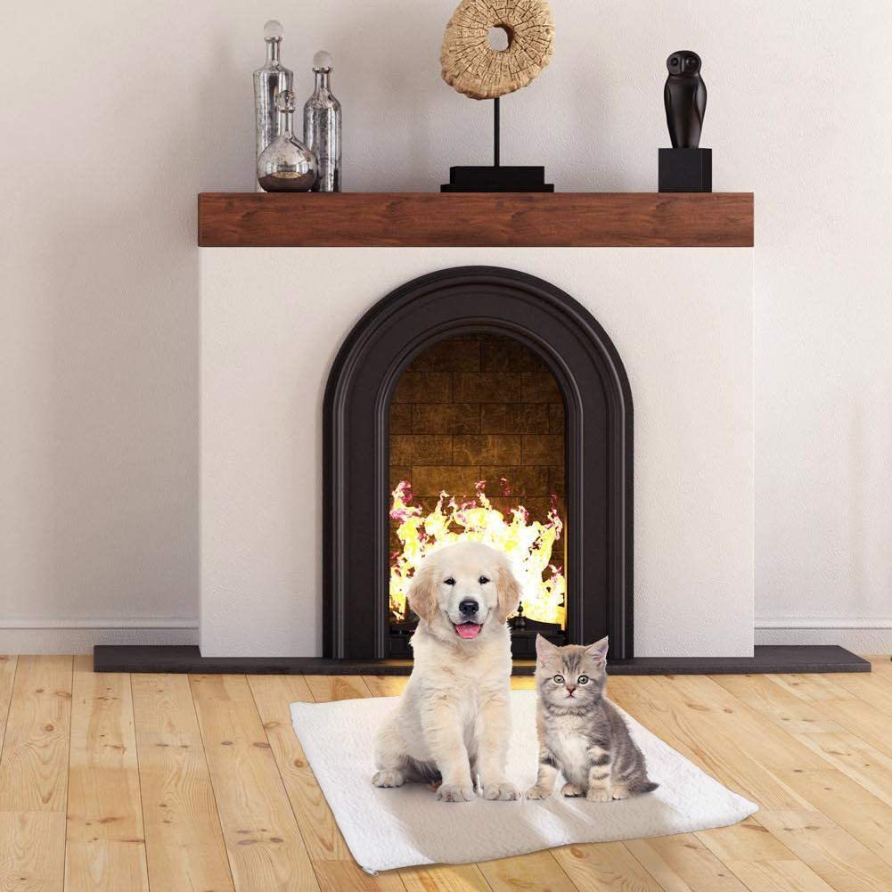 Self-Heating Fleece Dog Bed Mat