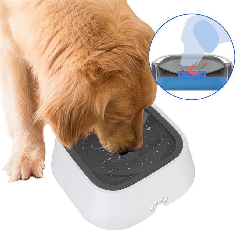 1.5L Floating Anti-Overflow Pet Bowl