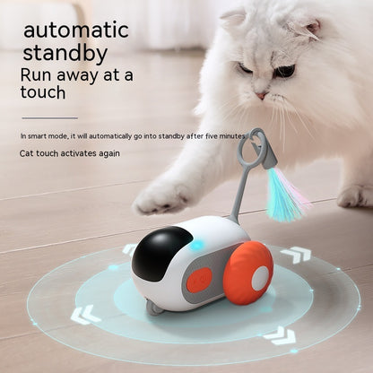 Self-moving/Automatic Chasing/Interactive Pet Car Toy (USB Rechargeable) w/Remote