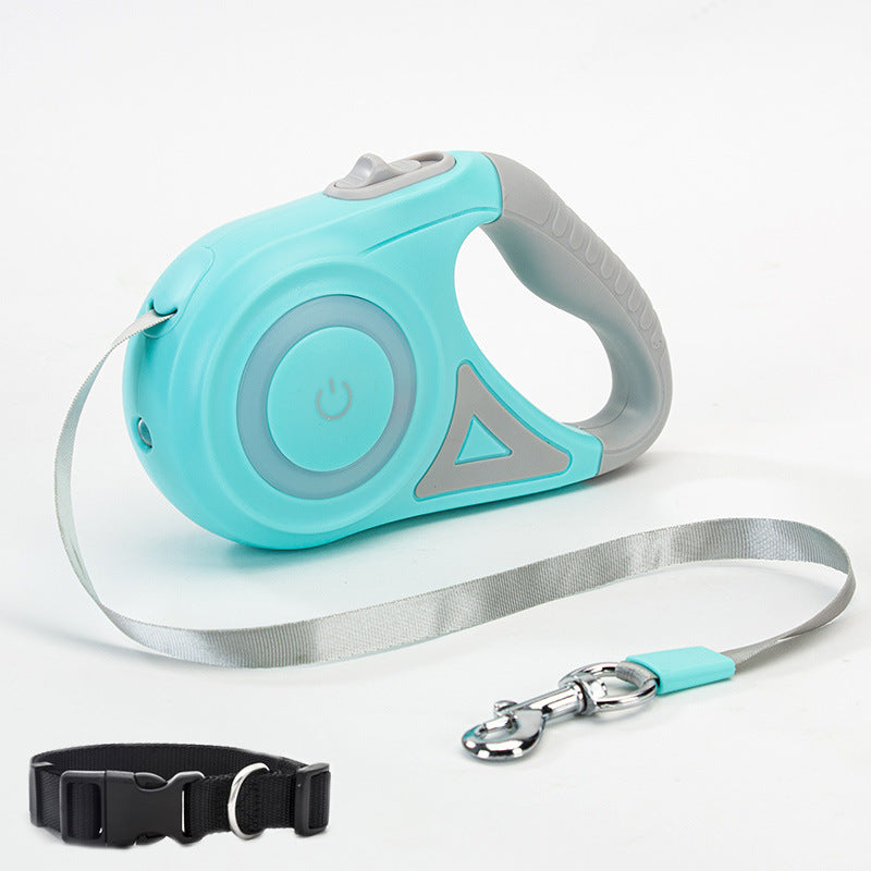 Automatic Retractable Pet Leash w/ Light