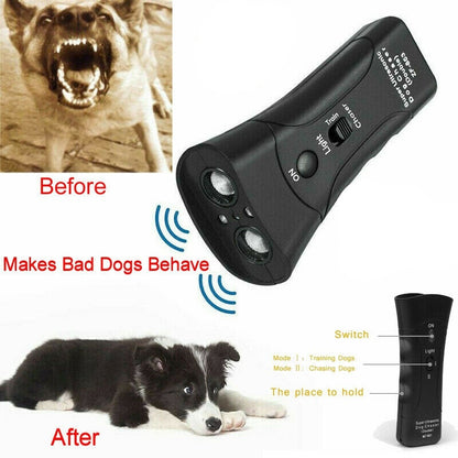 3-in-1 Ultrasonic Dog Training Device