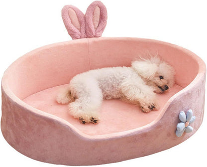 Pink Princess Detachable Dog Bed