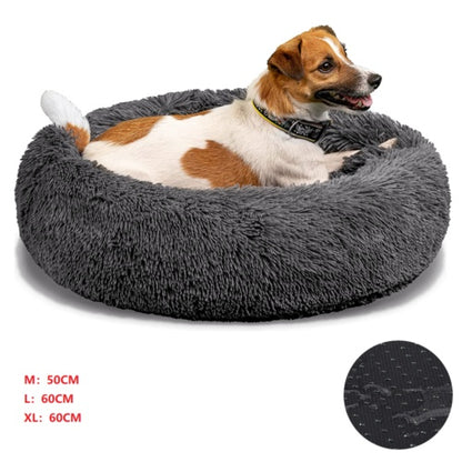 Cuddly Plush Donut Pet Bed