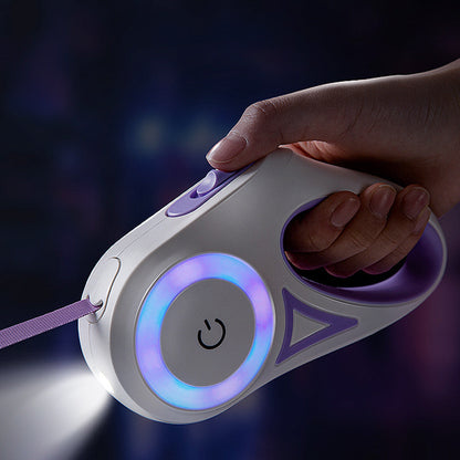 Automatic Retractable Pet Leash w/ Light