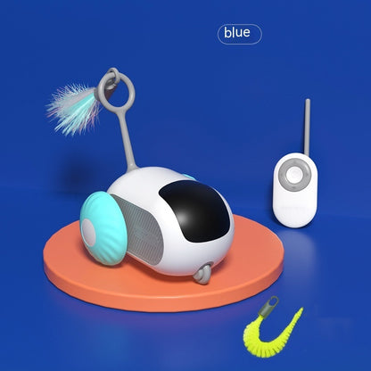 Self-moving/Automatic Chasing/Interactive Pet Car Toy (USB Rechargeable) w/Remote