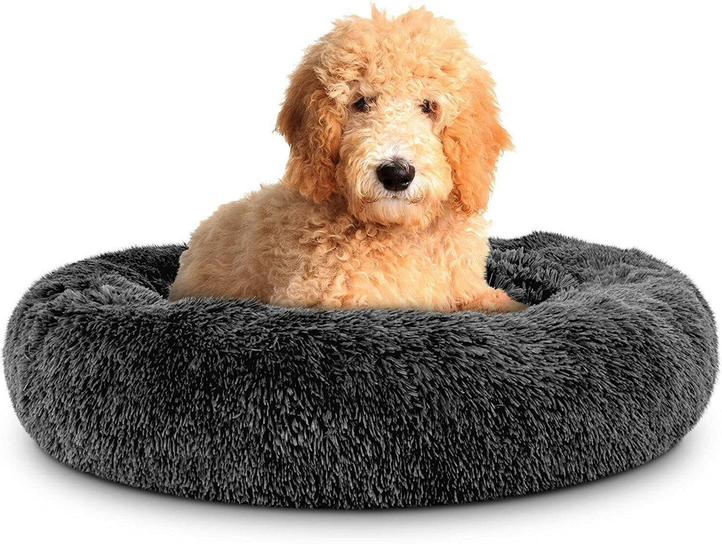 Cuddly Plush Donut Pet Bed