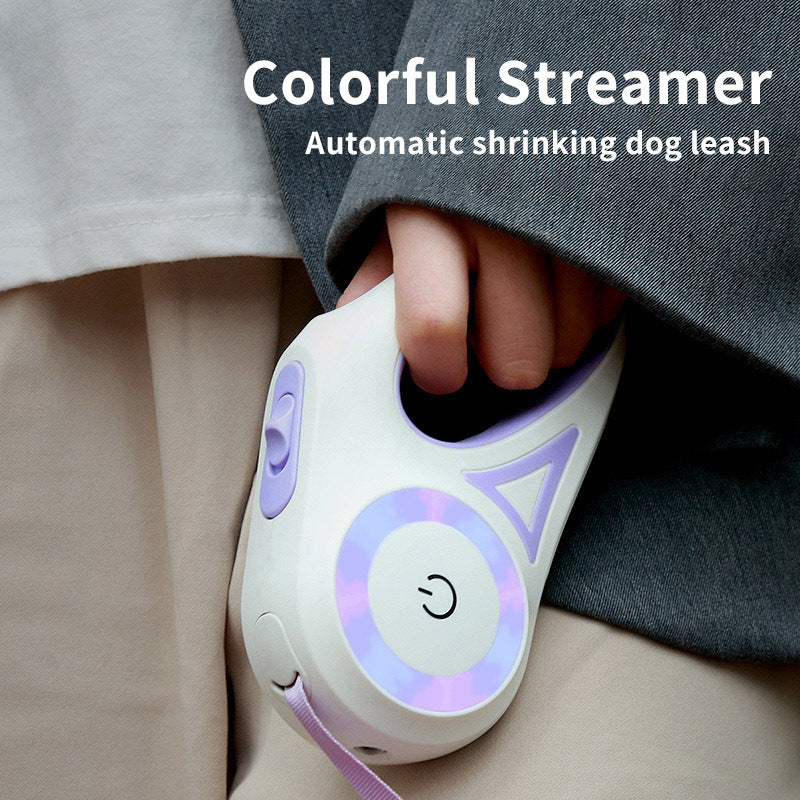 Automatic Retractable Pet Leash w/ Light