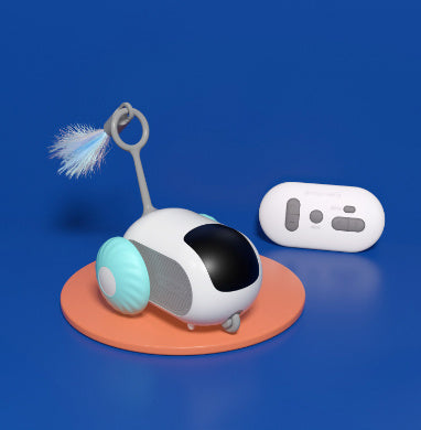 Self-moving/Automatic Chasing/Interactive Pet Car Toy (USB Rechargeable) w/Remote