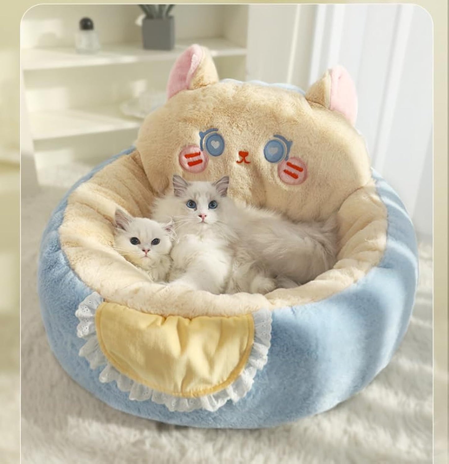 Cute Cat & Dog Tent Bed