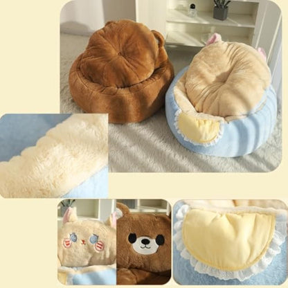 Cute Cat & Dog Tent Bed